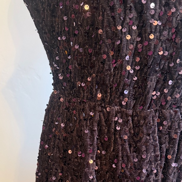 Baltic Born Sequin Maxi Dress in Deep Brown - Picture 5 of 10